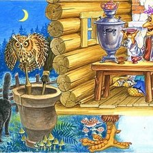 Схема вышивки «чаепитие»