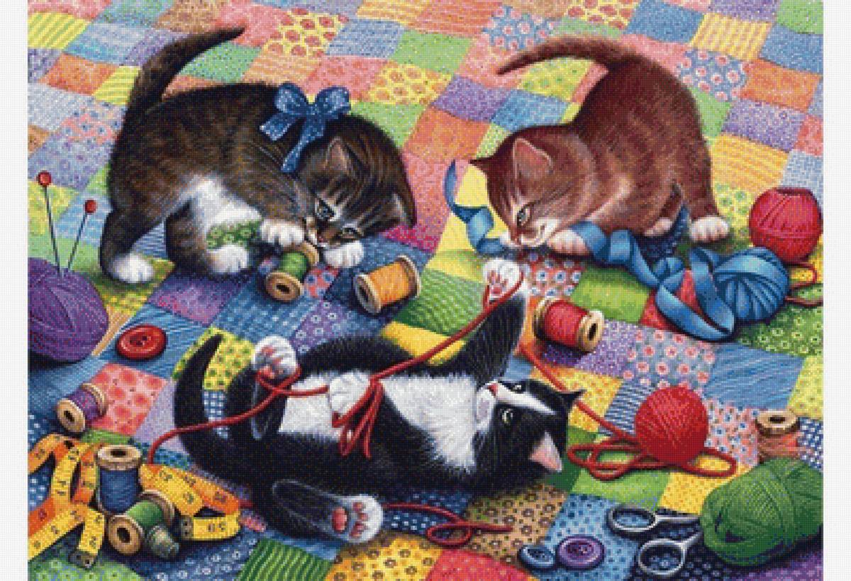 одни дома - коты, животные - предпросмотр