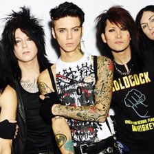 Схема вышивки «black veil brides»