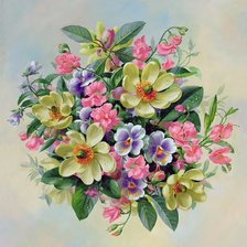 Схема вышивки «букетик»