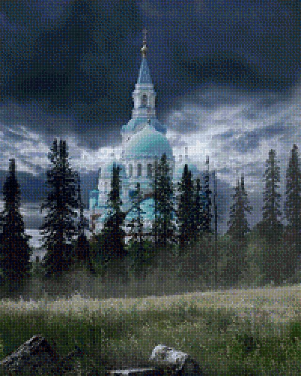 #5 - церковь, небо - предпросмотр