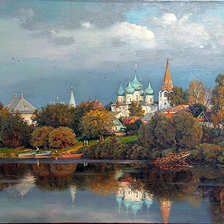 Схема вышивки «Закат»