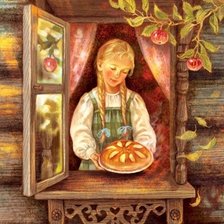 Схема вышивки «Яблочный пирог»