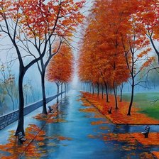 Схема вышивки «Осень»