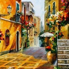 Схема вышивки «Солнце Сицилии Леонида Афремова»