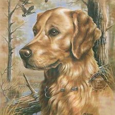 Схема вышивки «Охотник»