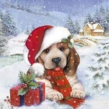 Схема вышивки «год собаки»