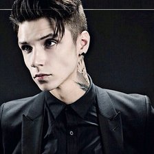Схема вышивки «Andy Biersack»