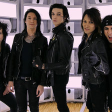 Схема вышивки «black veil brides»