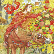 Схема вышивки «калина»