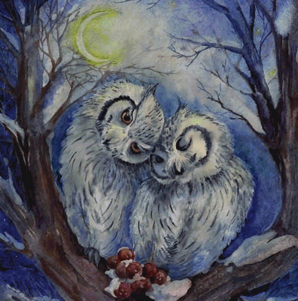 Совы - животные - предпросмотр