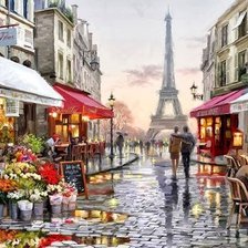 Схема вышивки «париж дмс»