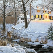 Схема вышивки «Тихое место»