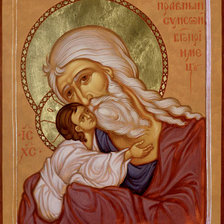 Схема вышивки «Св. Симеон Богоприимец»