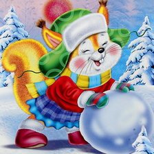 Схема вышивки «Новый год»