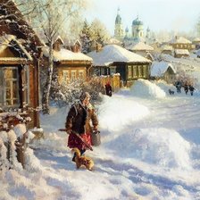 Схема вышивки «за водой»