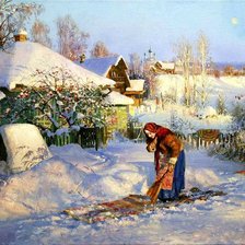 Схема вышивки «хлопоты»