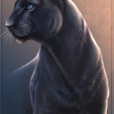 Схема вышивки «пантера»