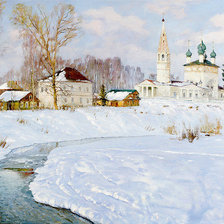 Схема вышивки «Монастырь»