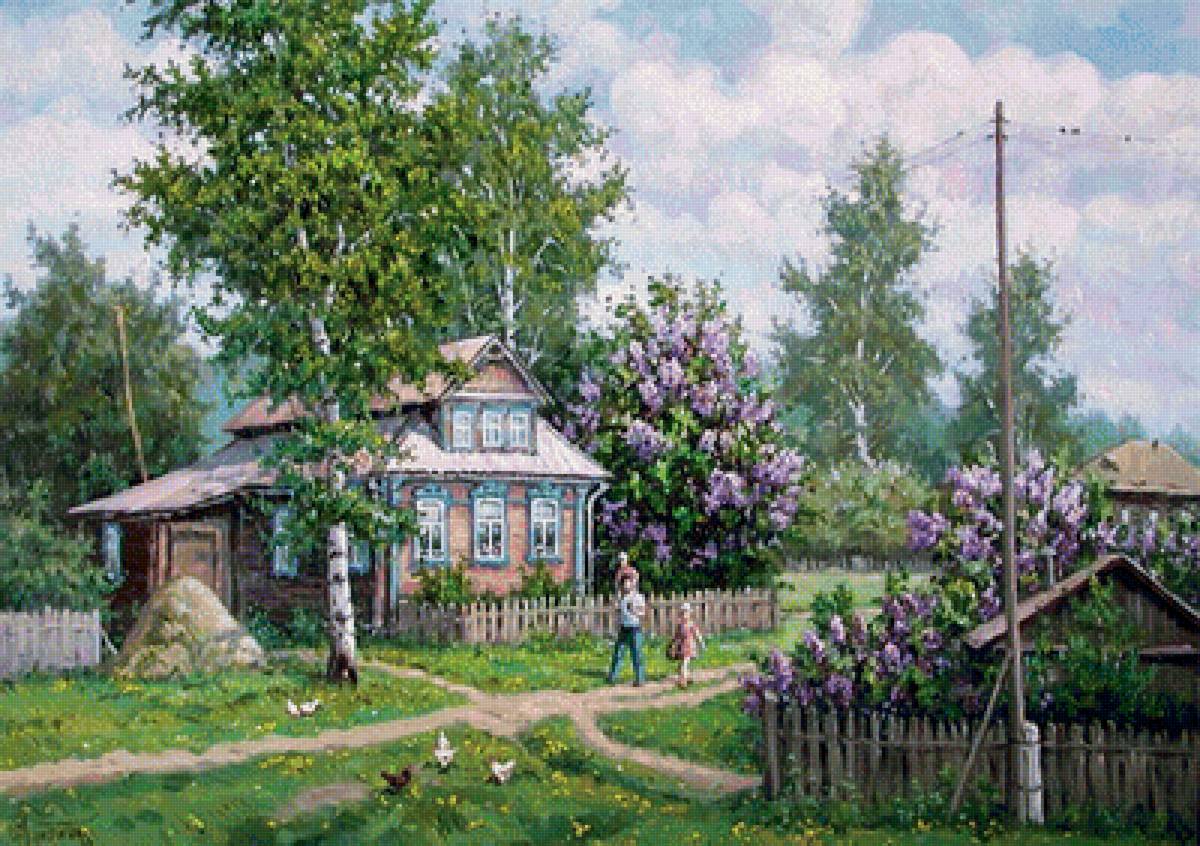 весной в деревне - природа, пейзаж, деревня - предпросмотр