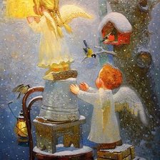 Схема вышивки «Рождество»