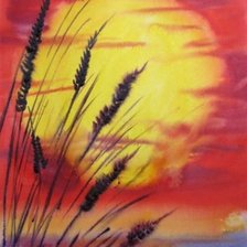 Схема вышивки «вечер»