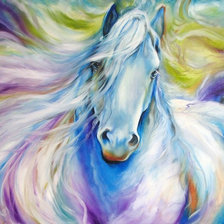 Схема вышивки «лошадь»