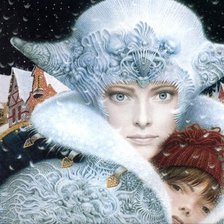 Схема вышивки «снежная королева 2»