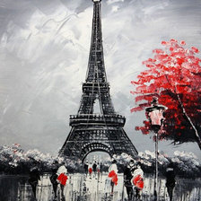 Схема вышивки «париж»