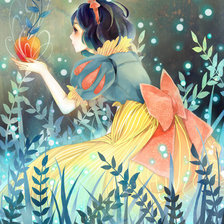 Схема вышивки «Белоснежка»