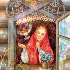 Схема вышивки «Весеннее солнышко»