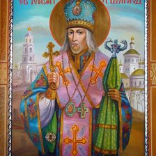 Схема вышивки «Свт. Иоасаф, еп. Белгородский»