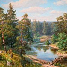 Мостик через лесную речку. х-к Виталий Потапов