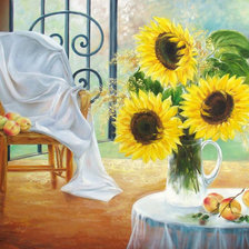 Схема вышивки «Цветы солнца»