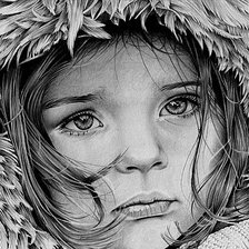 Схема вышивки «Детская печаль»