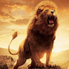 Схема вышивки «Лев»