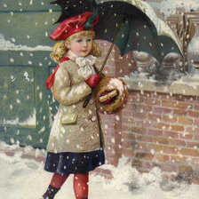 Схема вышивки «под зонтиком»