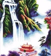 Схема вышивки «Туманное утро 2»