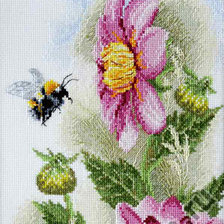 Схема вышивки «полет шмеля»