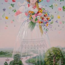 Схема вышивки «весна»