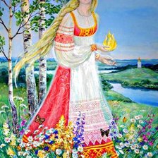 Схема вышивки «весна 3»