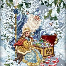 Схема вышивки «морозко»