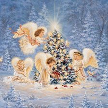 Схема вышивки «рождество»