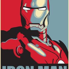 Схема вышивки «Железный человек»