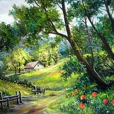 Схема вышивки «chata2»