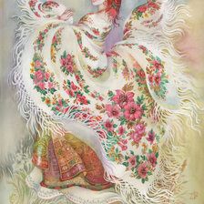 Схема вышивки «платок»