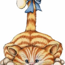 Схема вышивки «Хвост трубой»