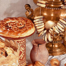 Схема вышивки «самовар»