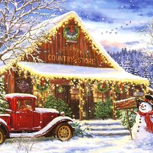 Схема вышивки «Новый год»