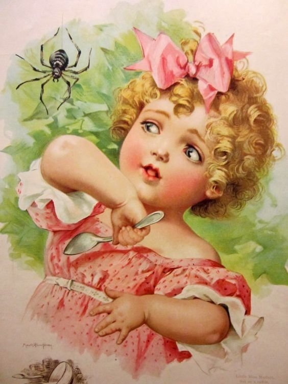 паук - картина, живопись, дети - оригинал